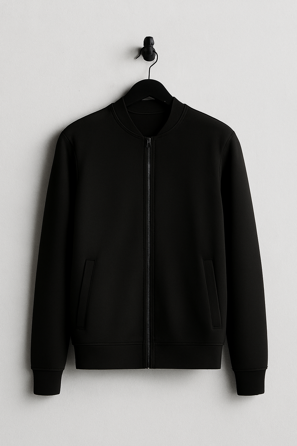 Premium Zipper Jacket For Men French Fleece Fabric Smart Look Comfortable Wear Easy Wash - Image 4