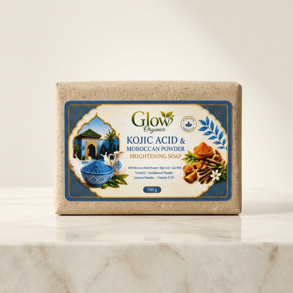 Kojic Acid & Moroccan Powder Brightening Soap