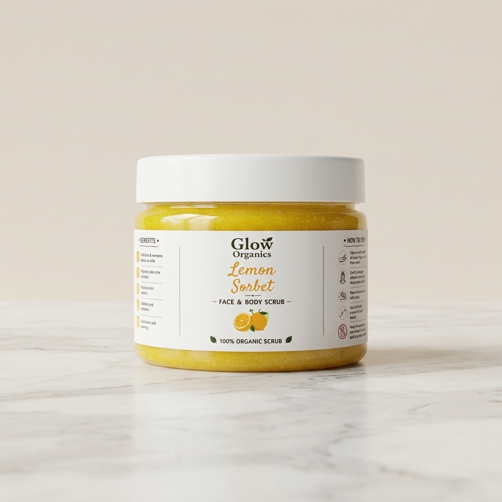 Lemon Sorbet Sugar Scrub